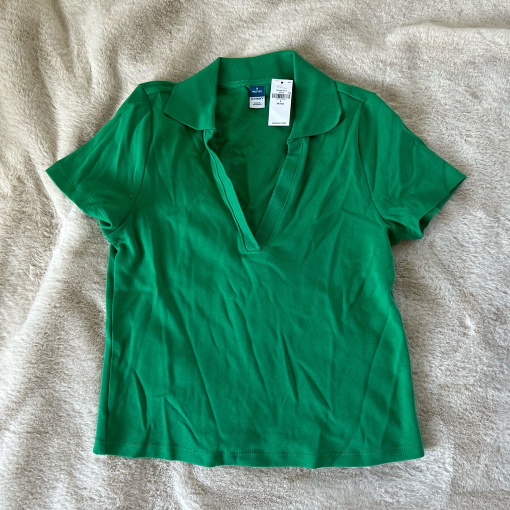 Old Navy Bright Emerald Short Sleeve Polo
